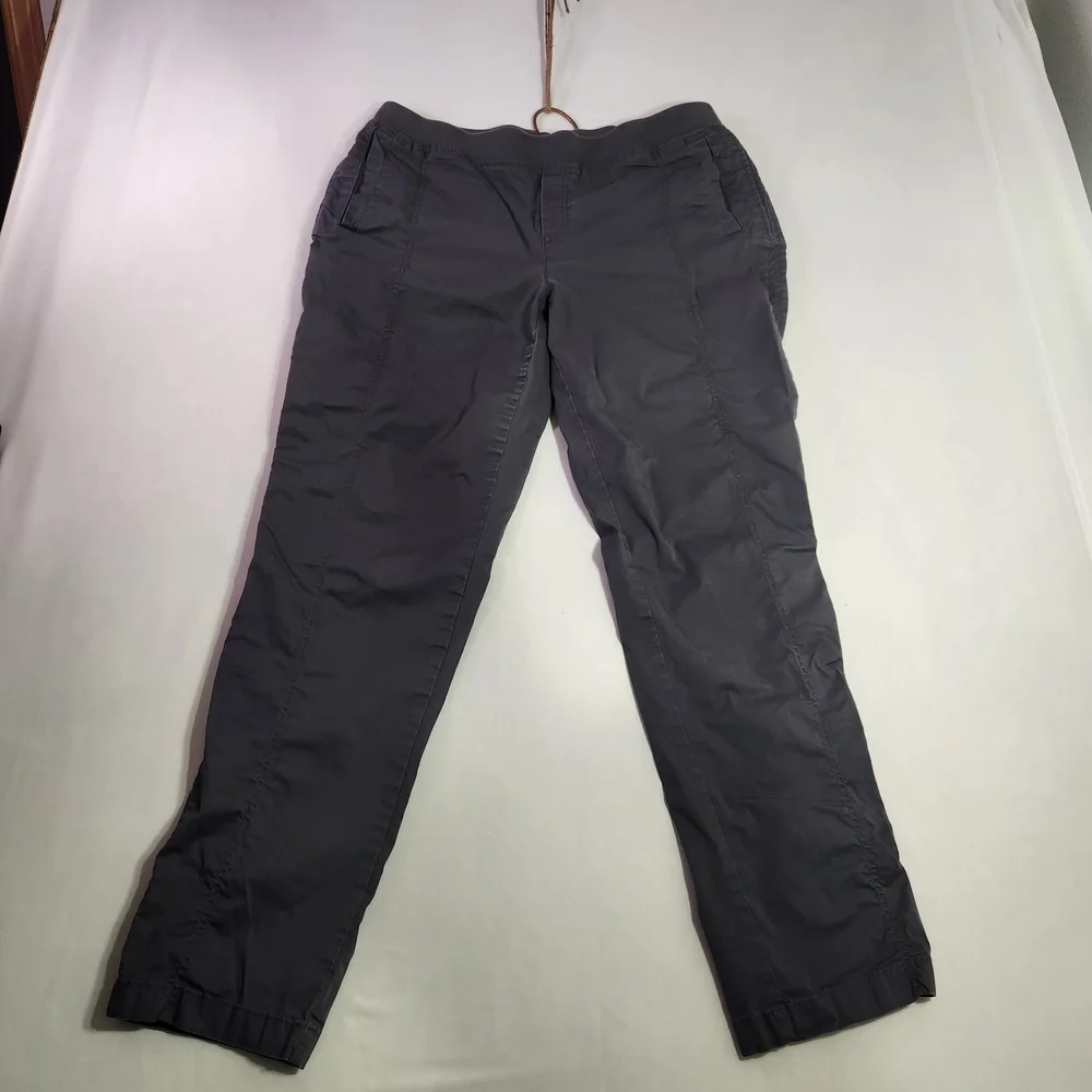 ⭐️Eddie Bauer Gray Women's Elastic Waist Trousers Size 14⭐️ - Picture 1 of 7